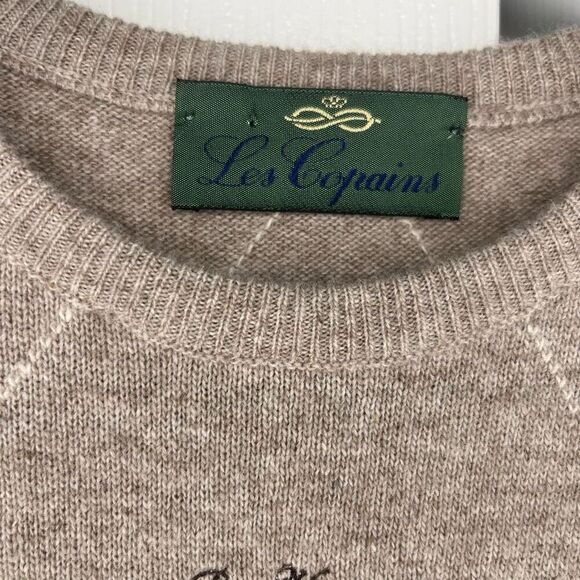 Les Copains Vintage Italian Wool Blend Crew Neck Sweater Women’s Medium - Picture 3 of 14